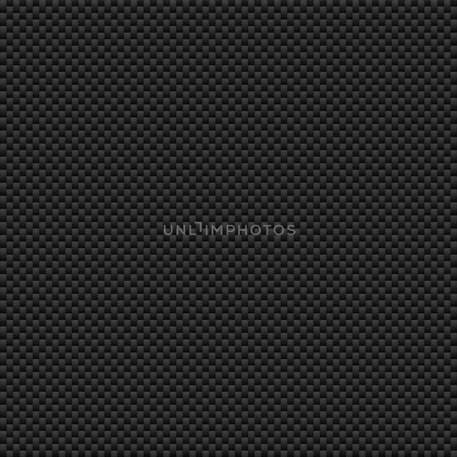 Texture of carbon fiber material. Dark background
