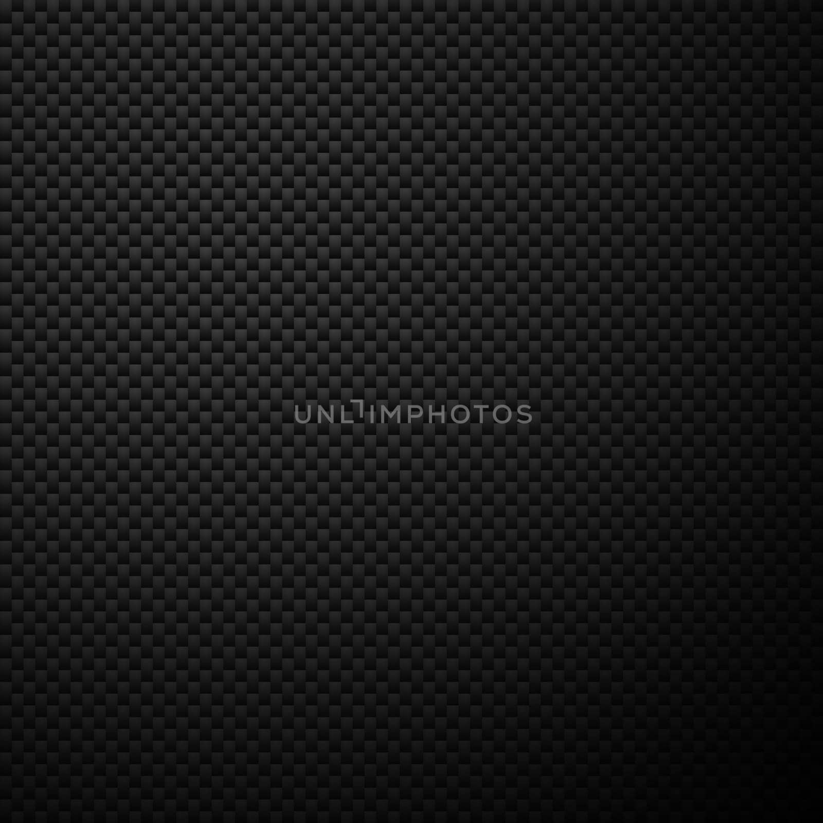 Texture of carbon fiber material. Dark background