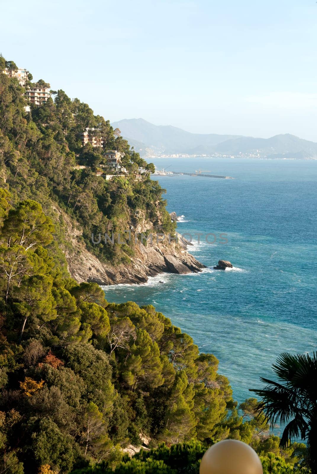 stretch of coast near Portofino in Liguria