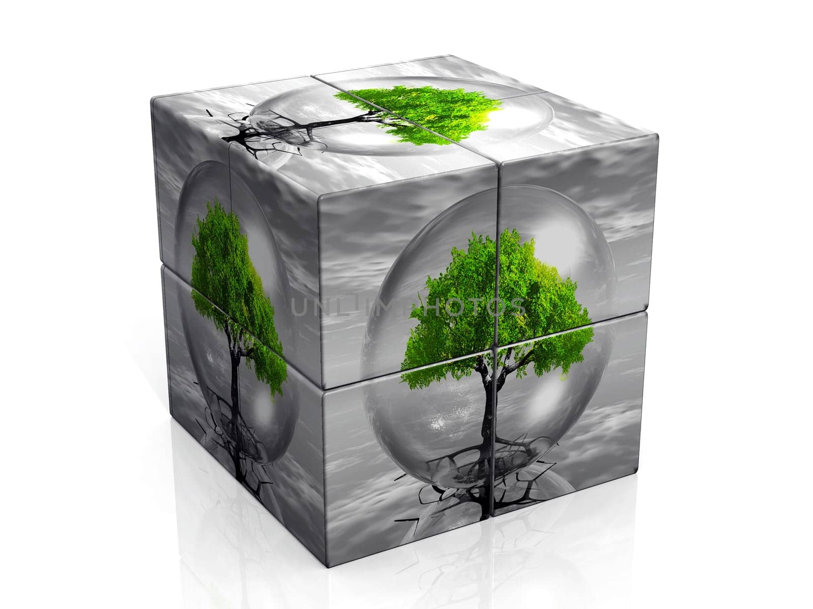 the box and the tree