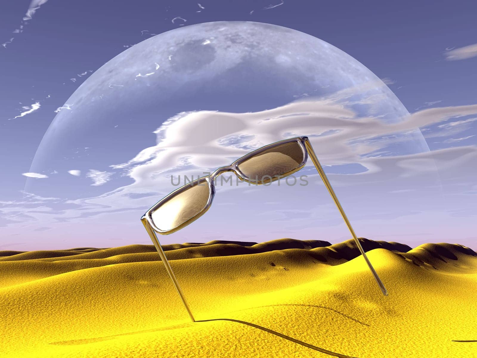 sunglasses in the desert