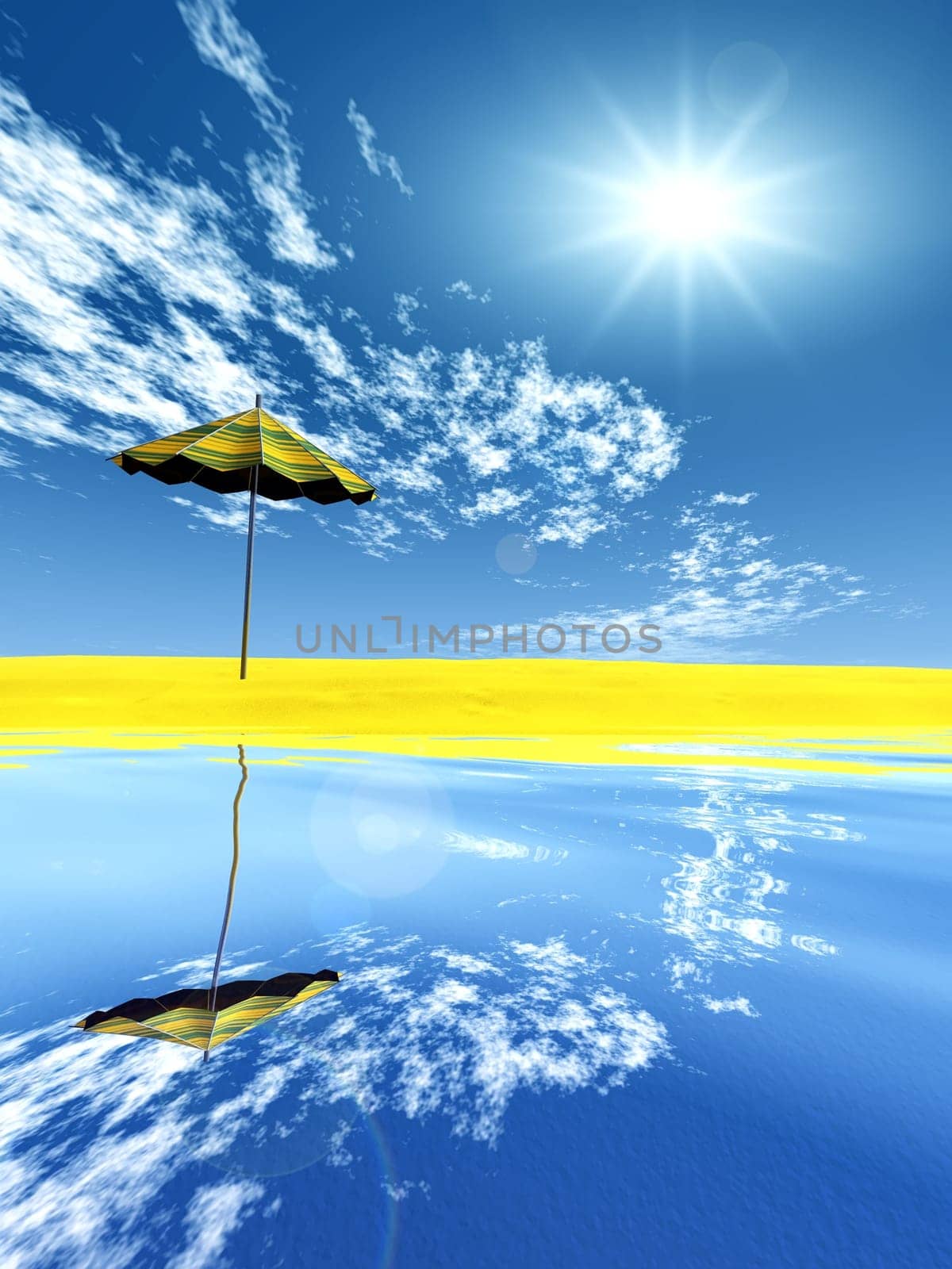 umbrella and beach