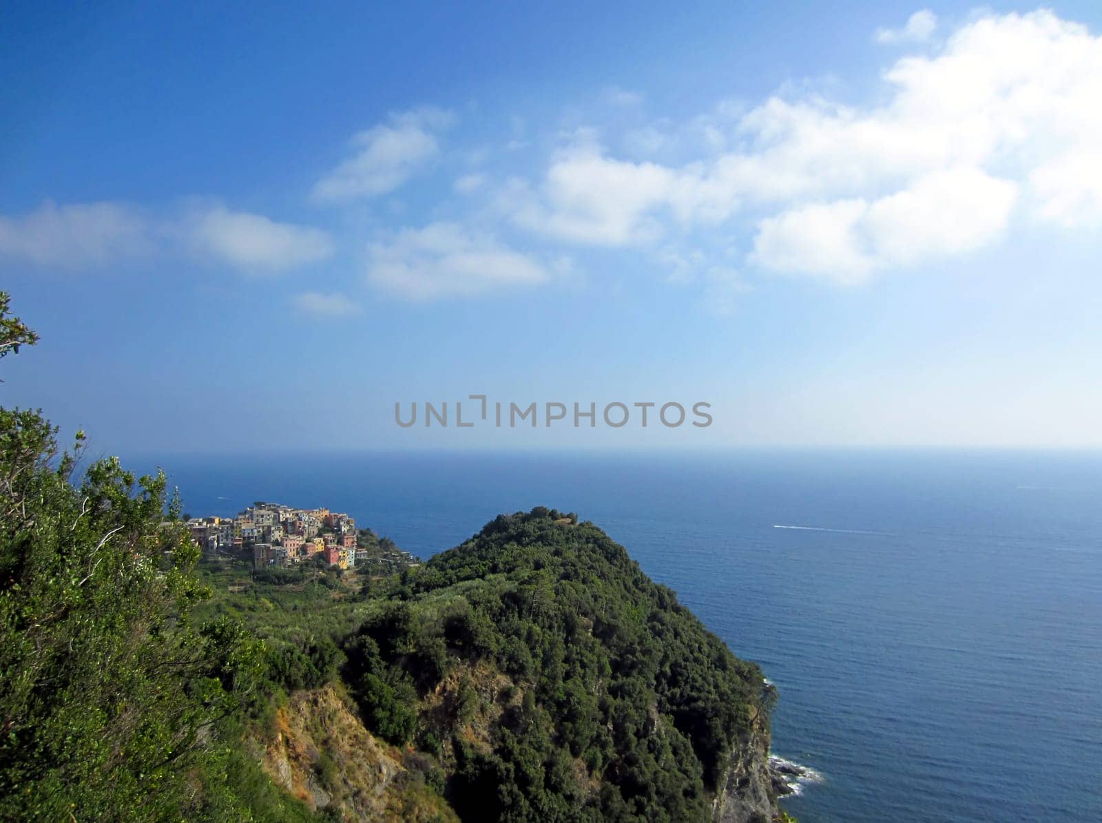 Village on Italian Coast in Liguria