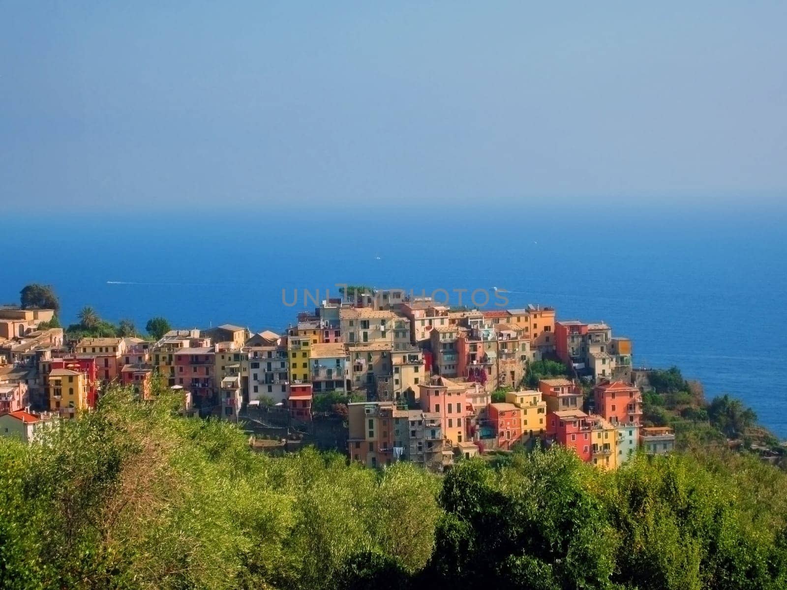 Village on Italian Coast in Liguria
