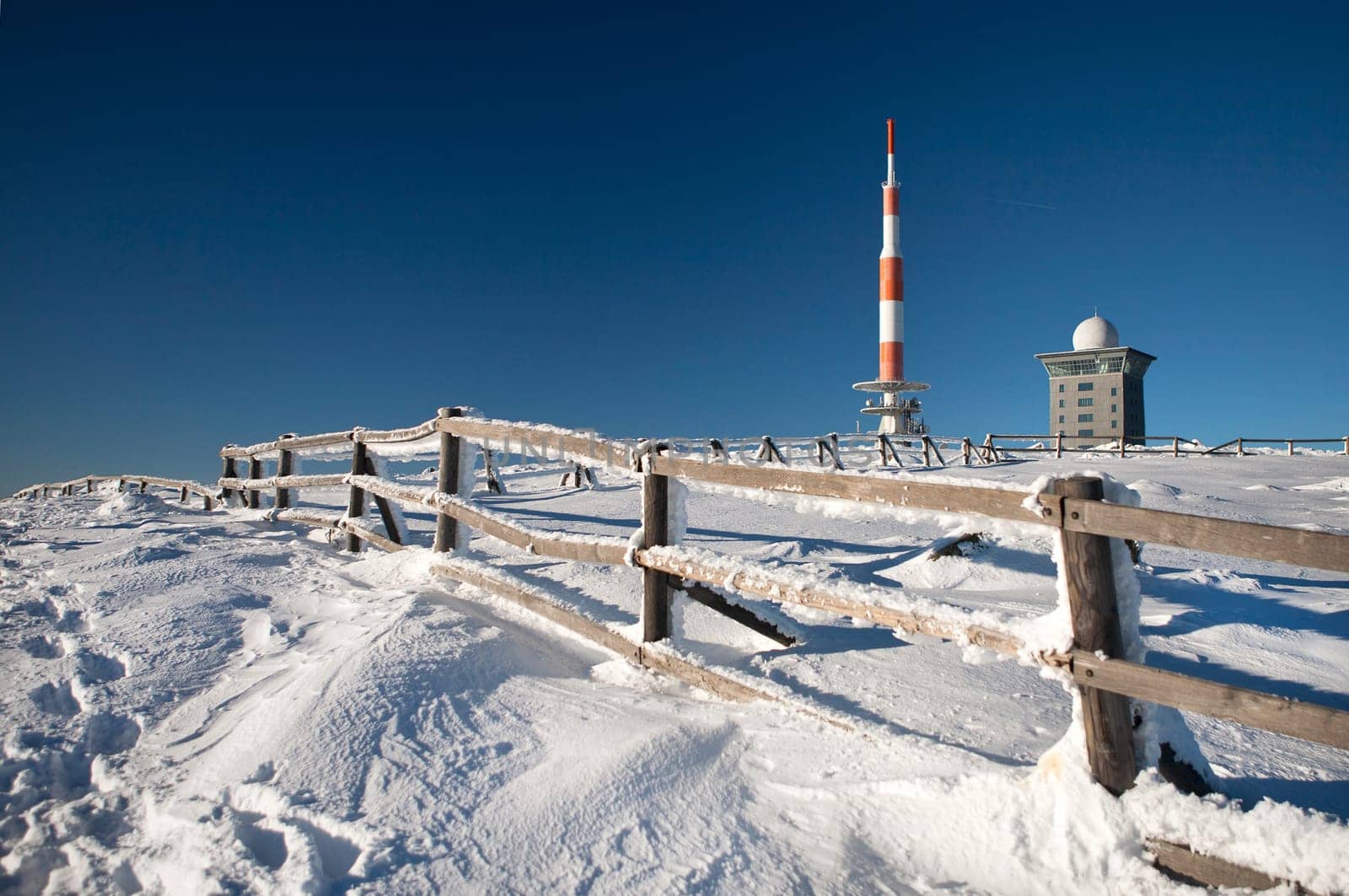 on the Brocken summit