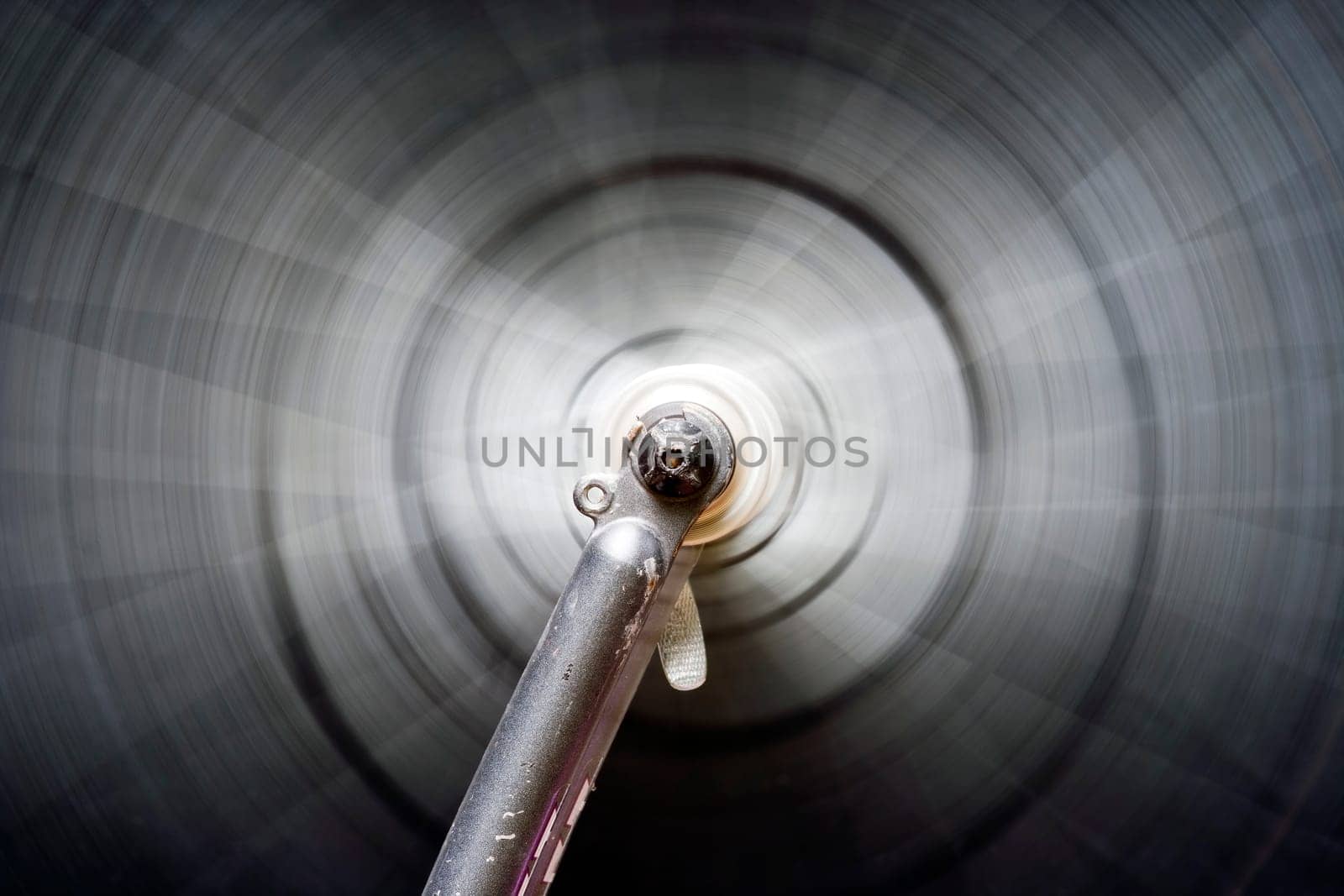 Abstract image of the rotating wheel