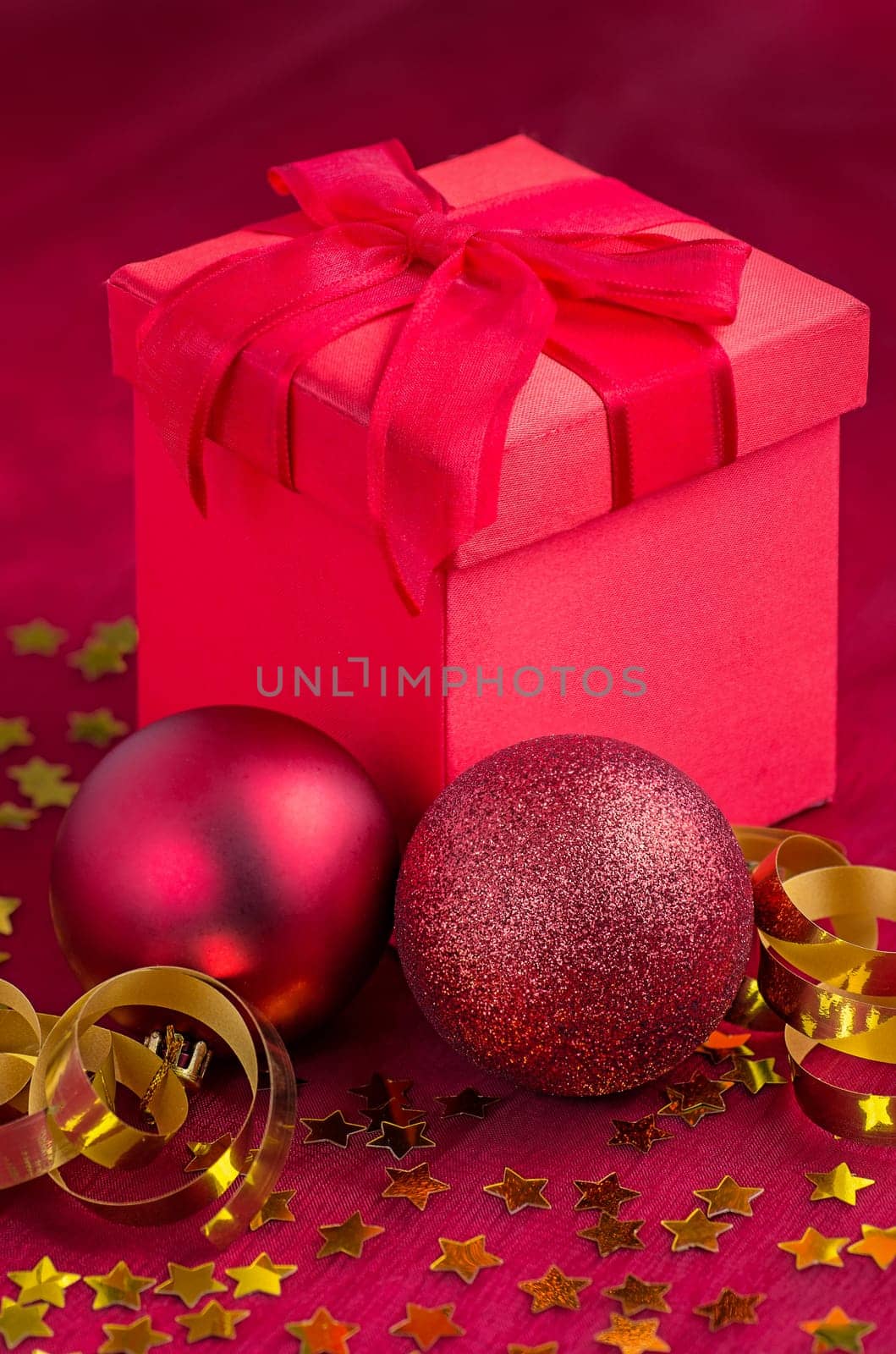 Christmas decorations with gifts