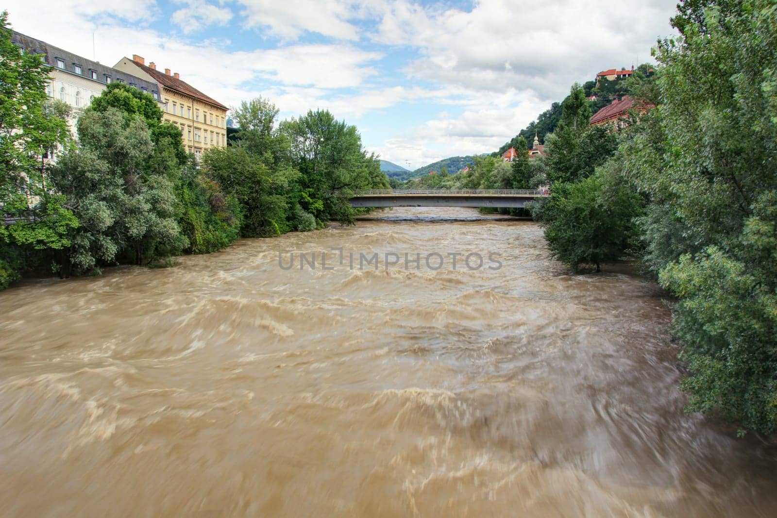 Flooding in the city