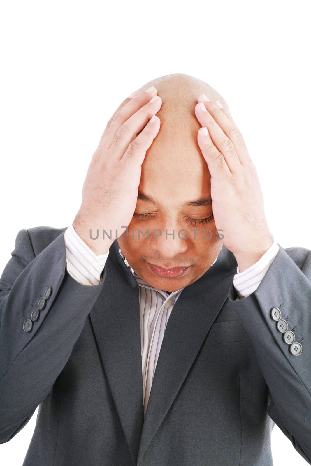 Business man under pressure