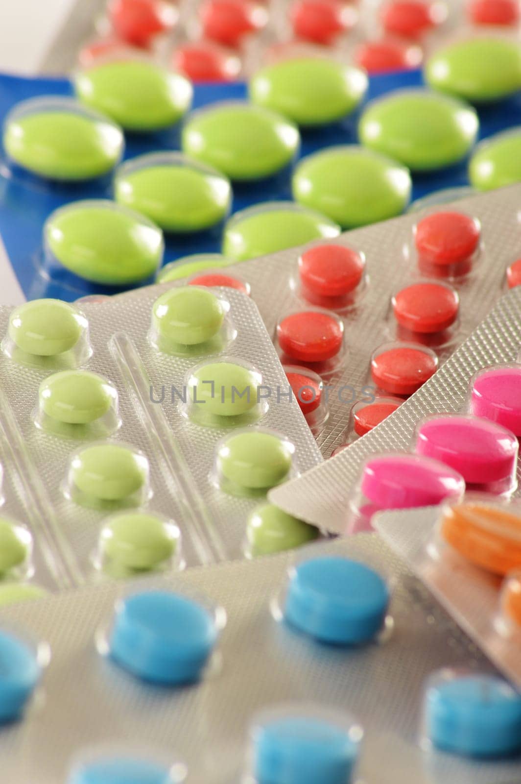 Composition with variety of drug pills
