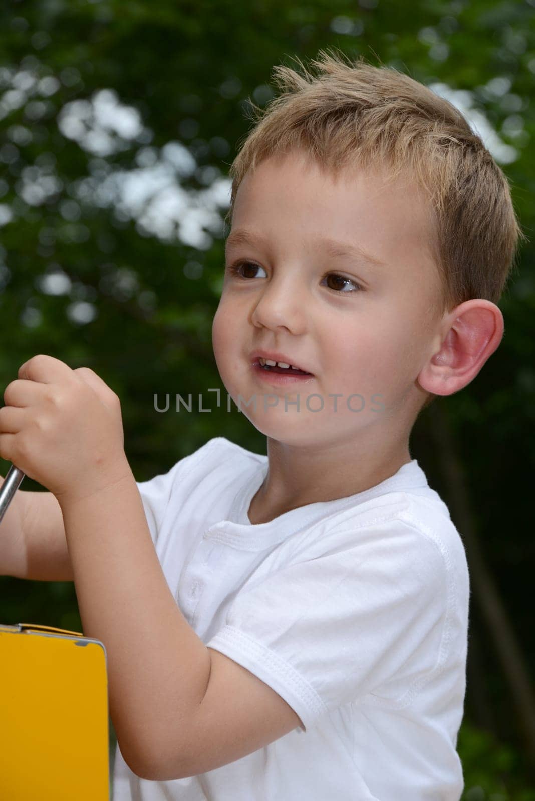 Little boy at the playground