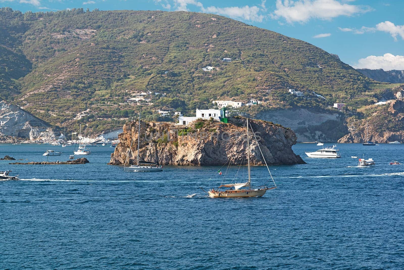 photo taken along the coast of Ponza