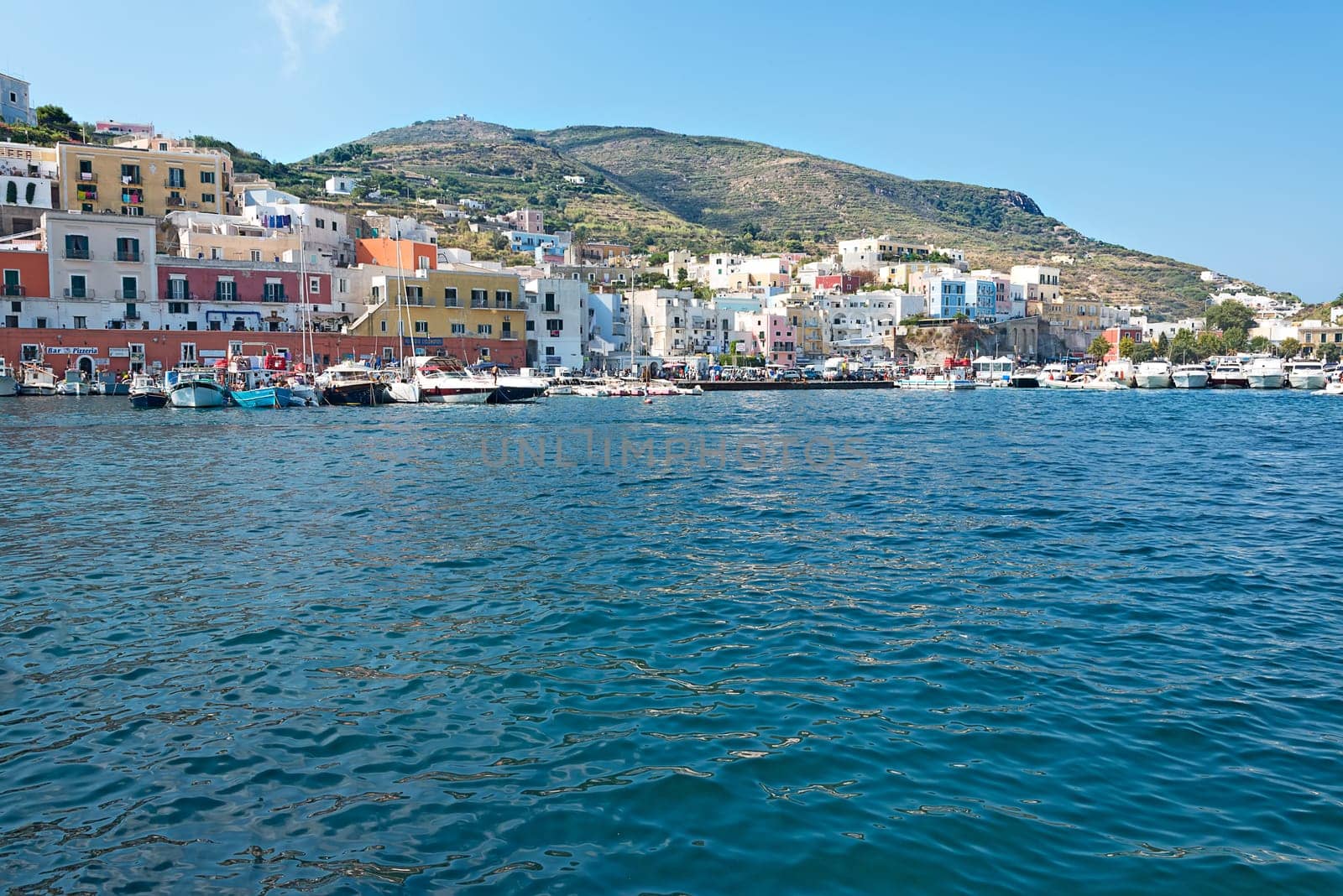 photo taken along the coasts Ponza