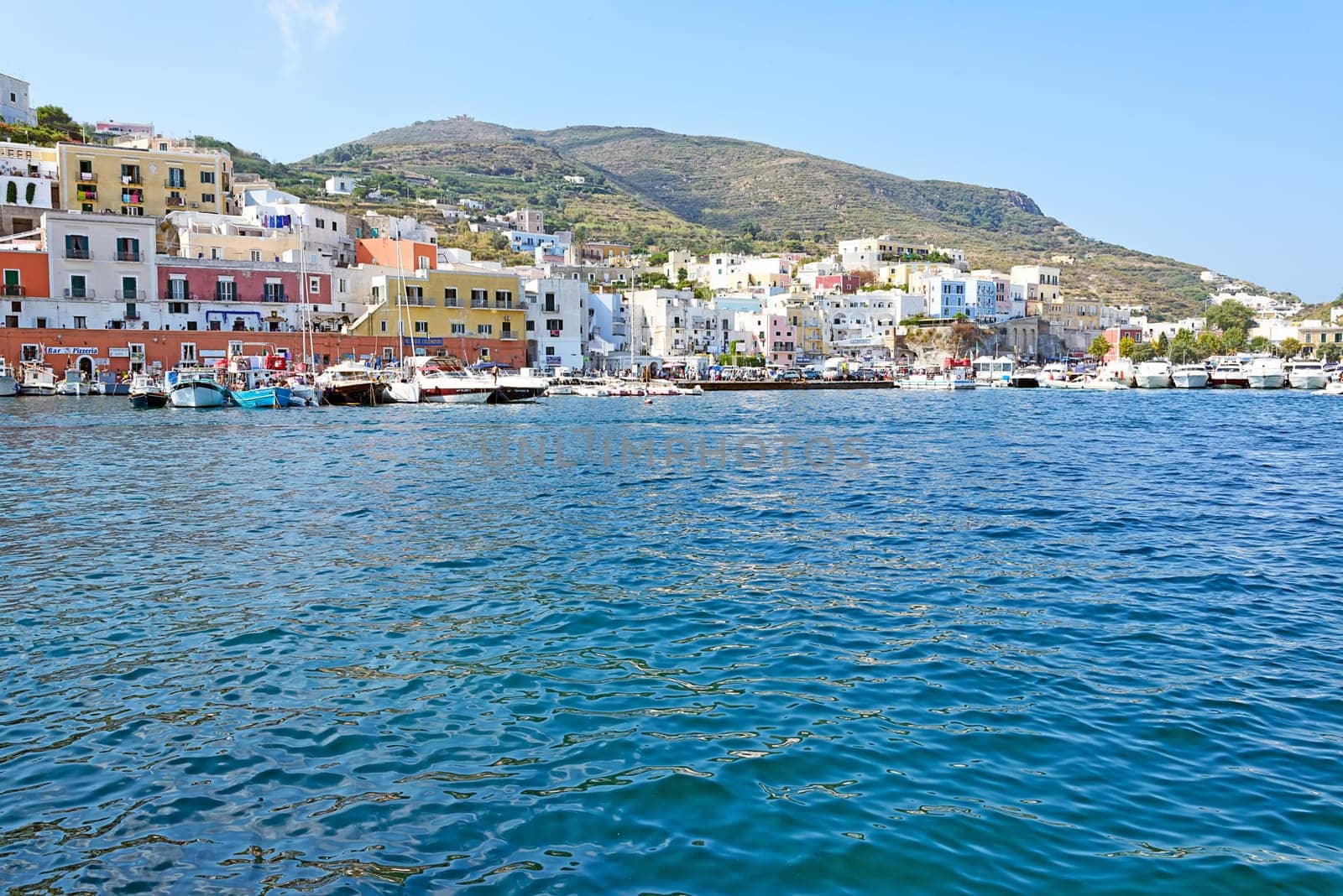 photo taken along the coasts Ponza