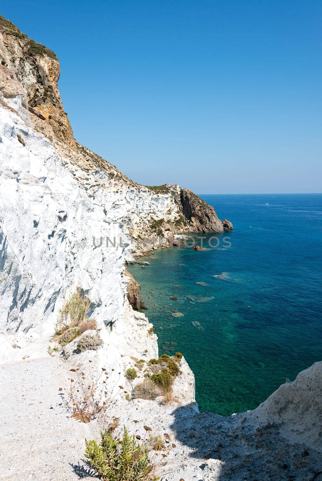 photo taken along the coasts Ponza