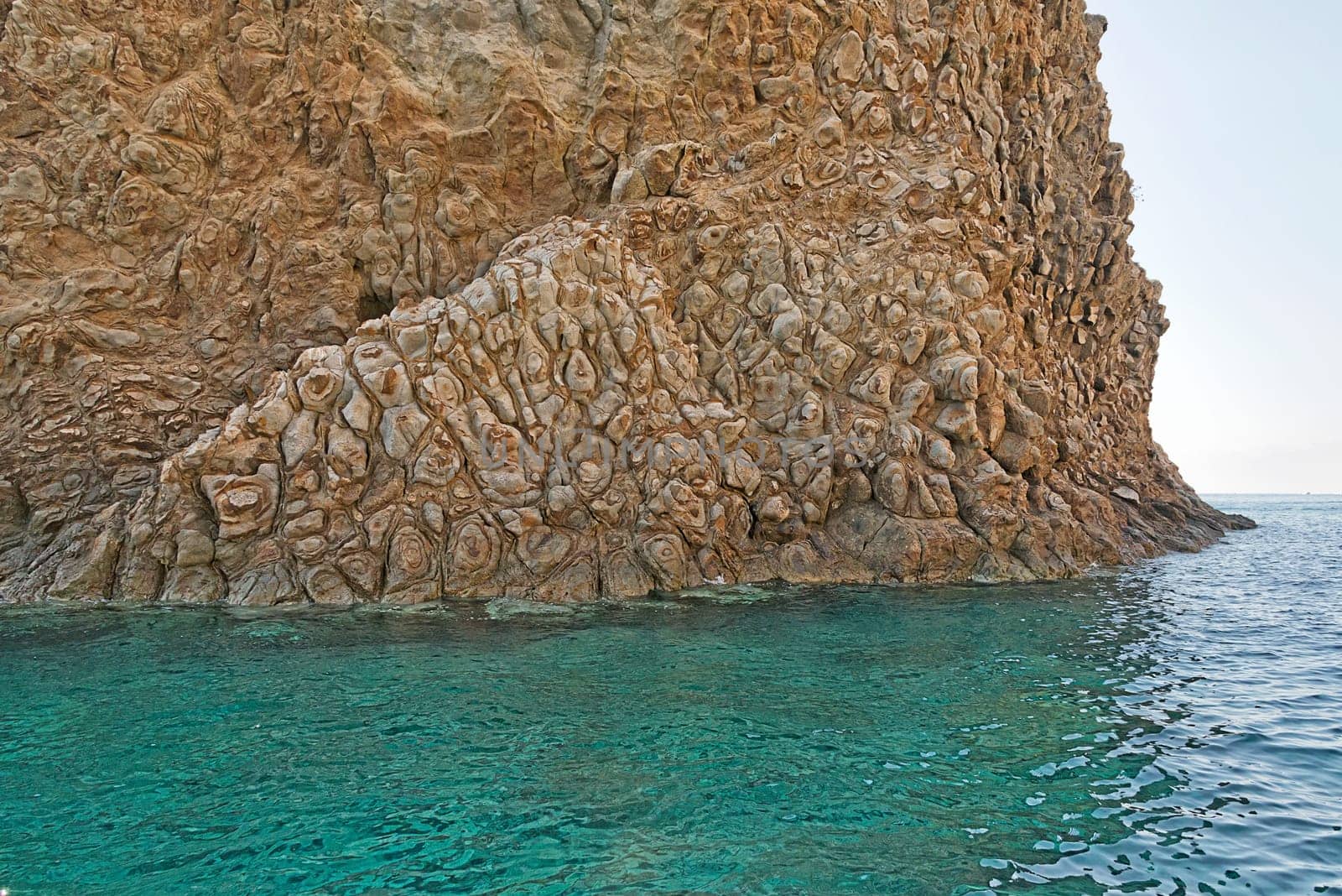 photo taken along the coasts Ponza