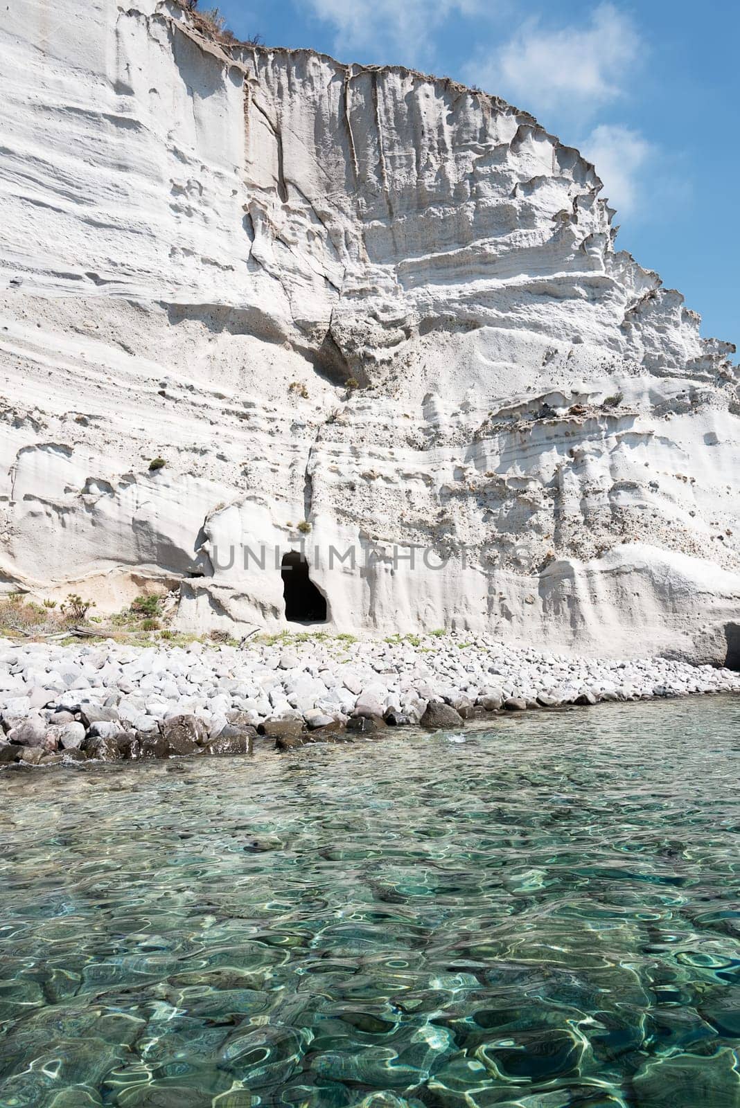photo taken along the coasts Ponza