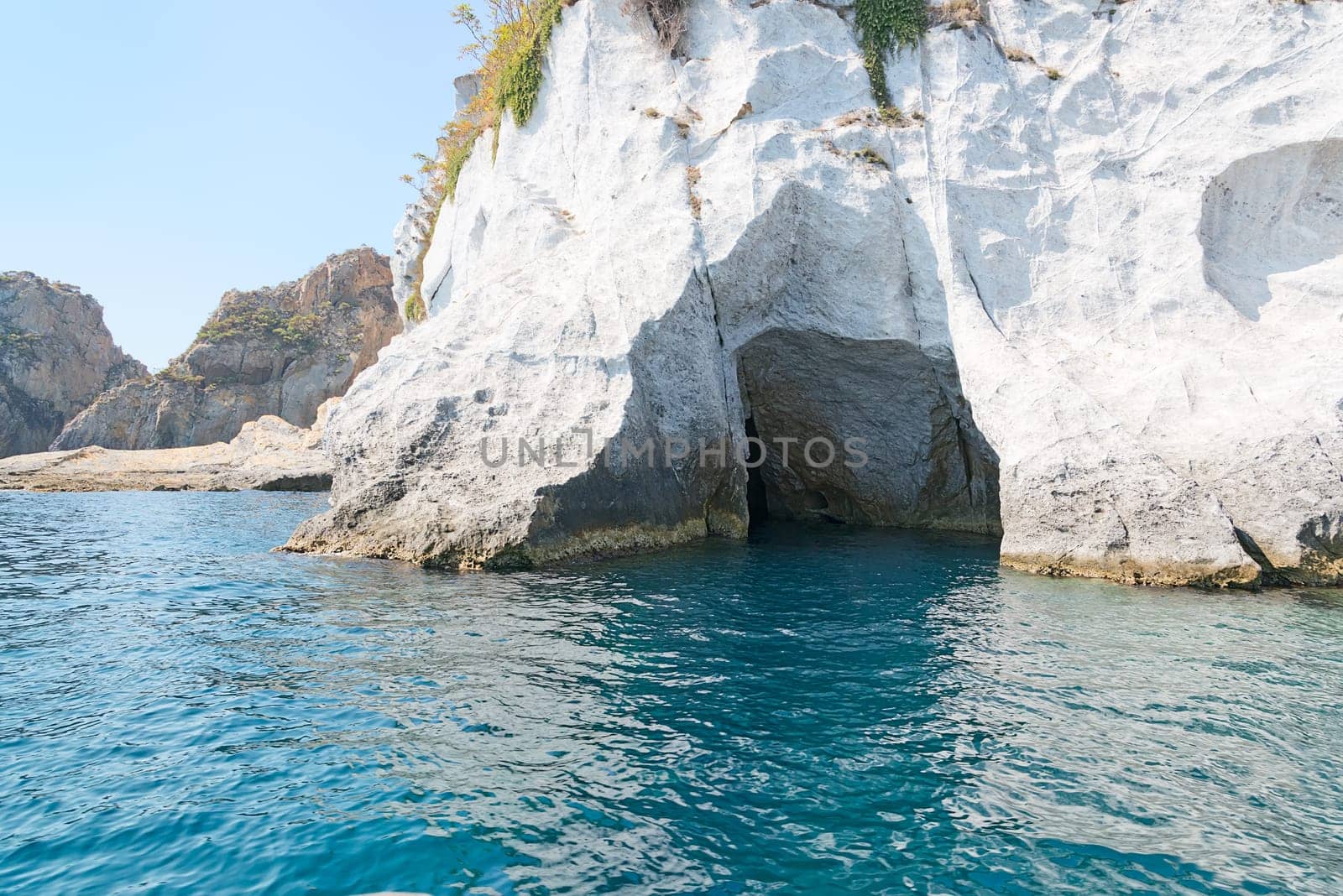 photo taken along the coasts Ponza