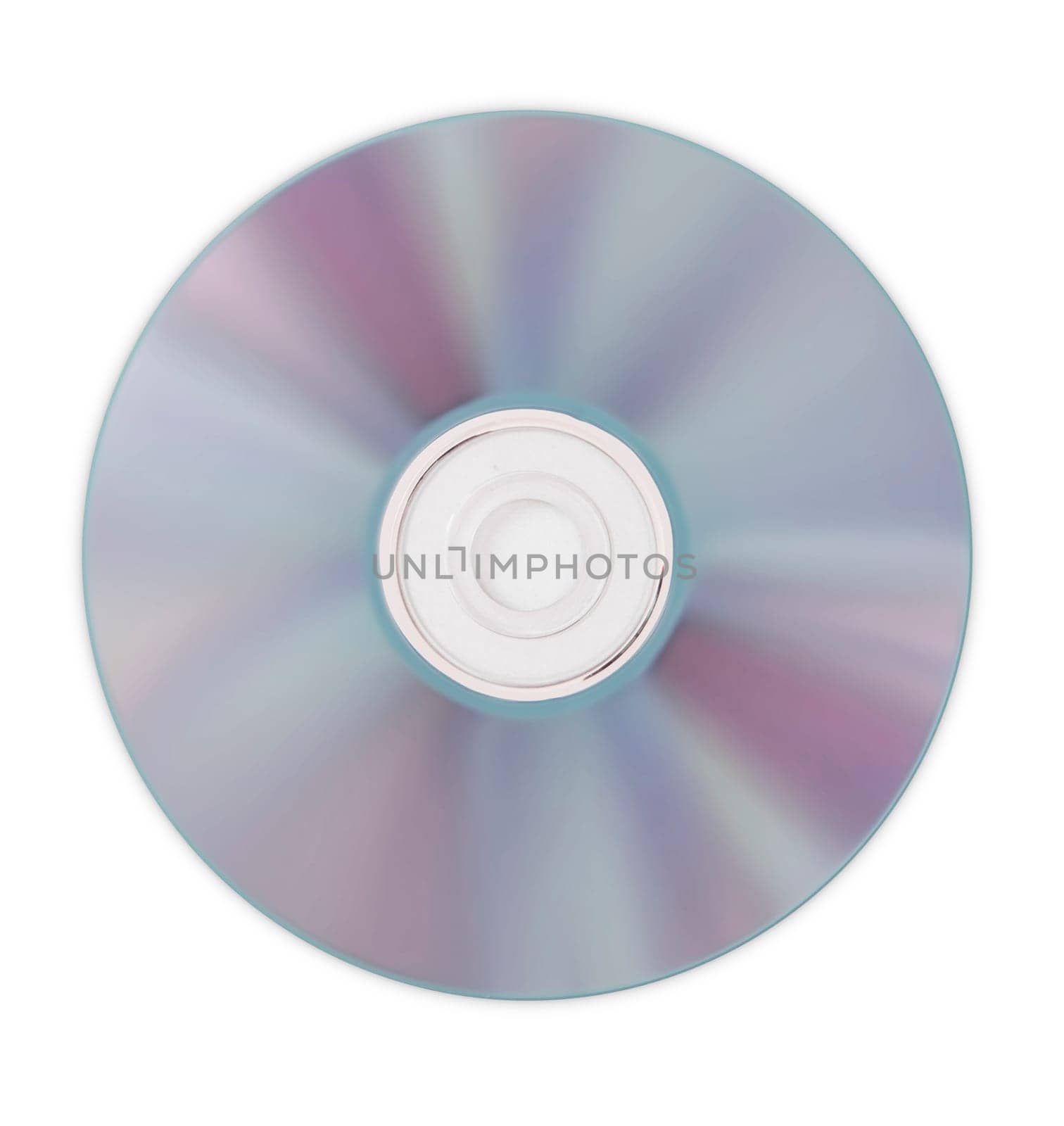 cd, dvd, bluray disc isolated on white background