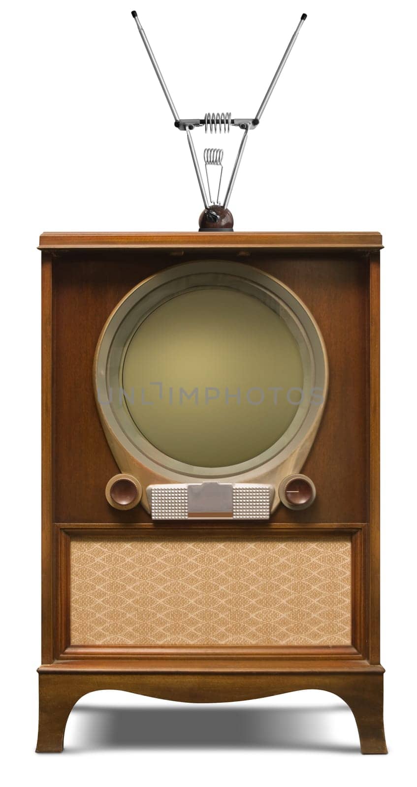 1952 console television set