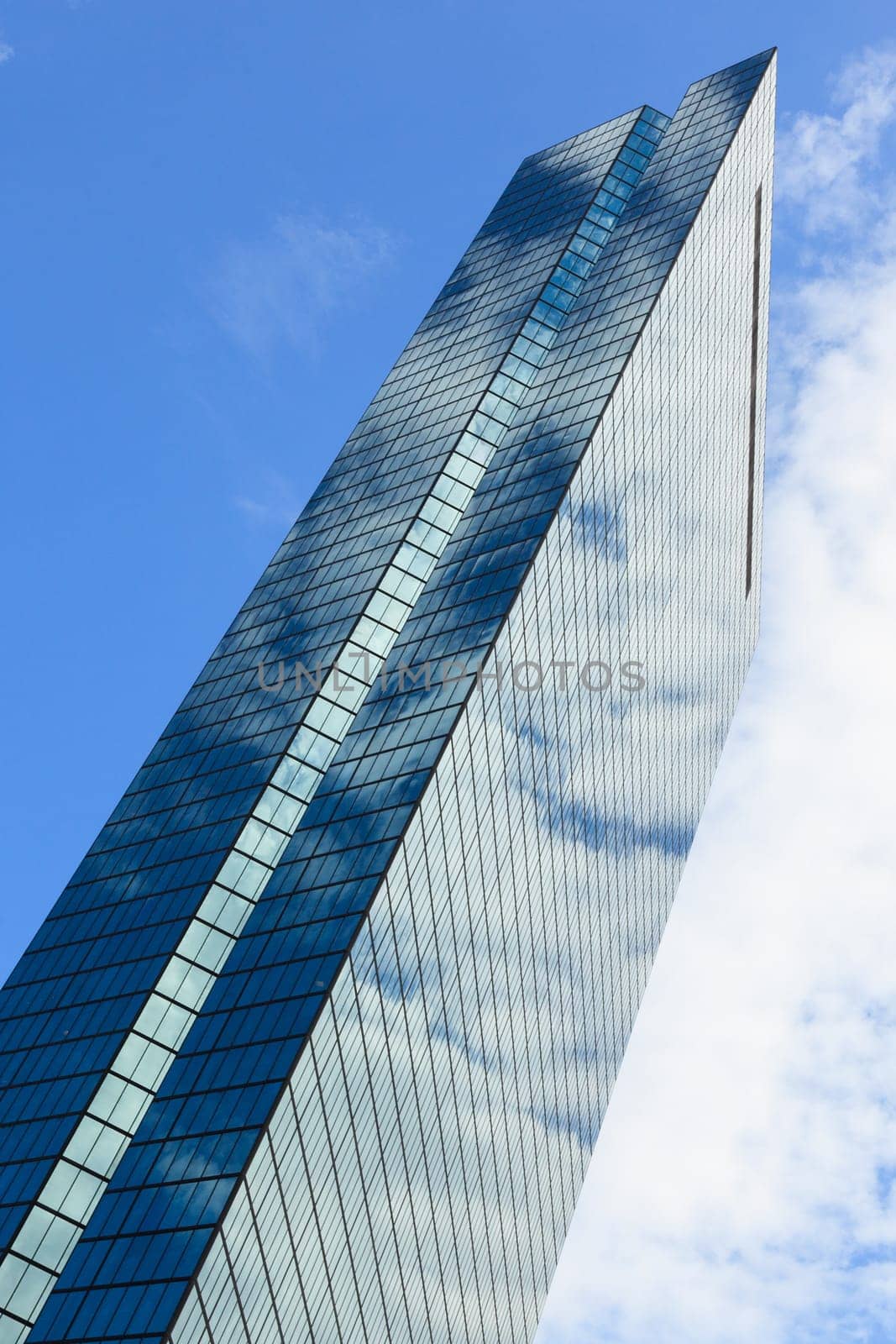 Back Bay John Hancock building in Boston, Massachusetts - USA