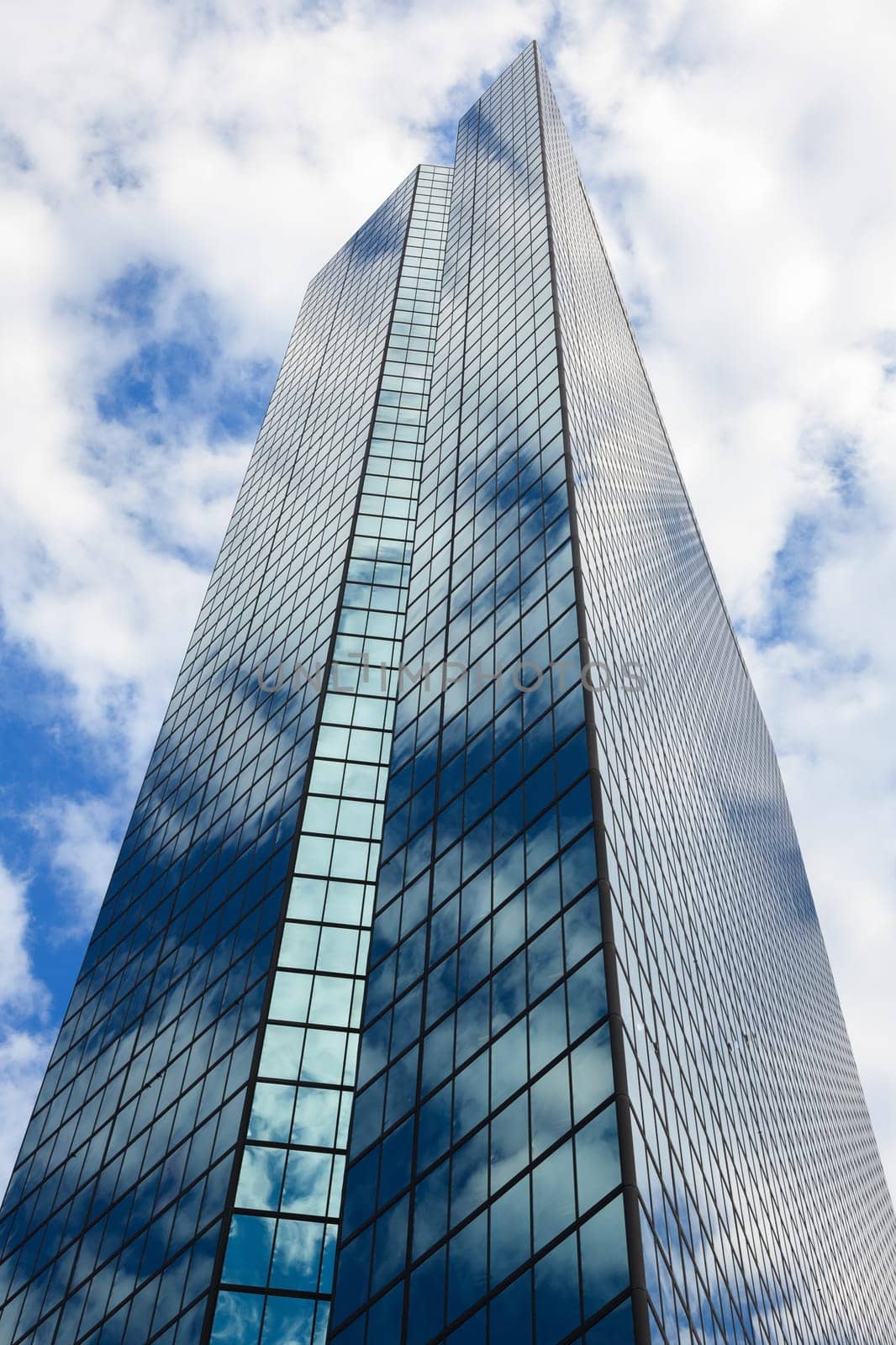 Back Bay John Hancock building in Boston, Massachusetts - USA