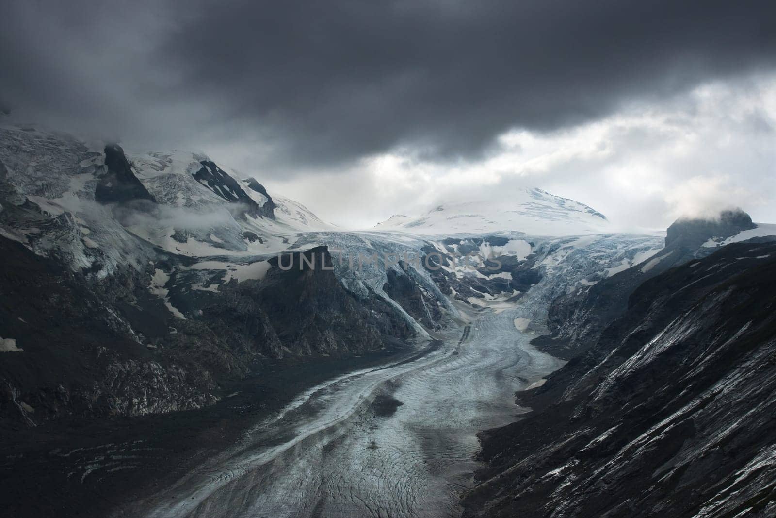 Grossglockner Glacier - sad global warming witness.