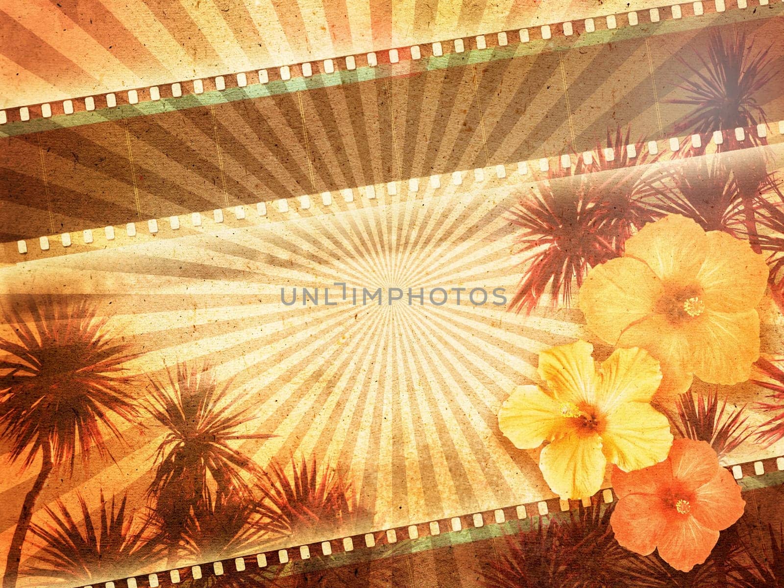 tropical vintage background