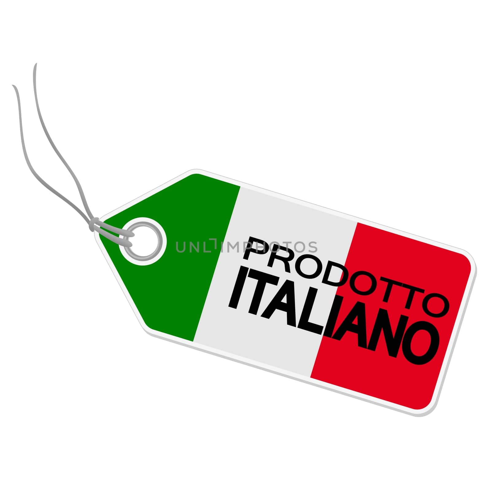 Pendant with PRODOTTO ITALIANO