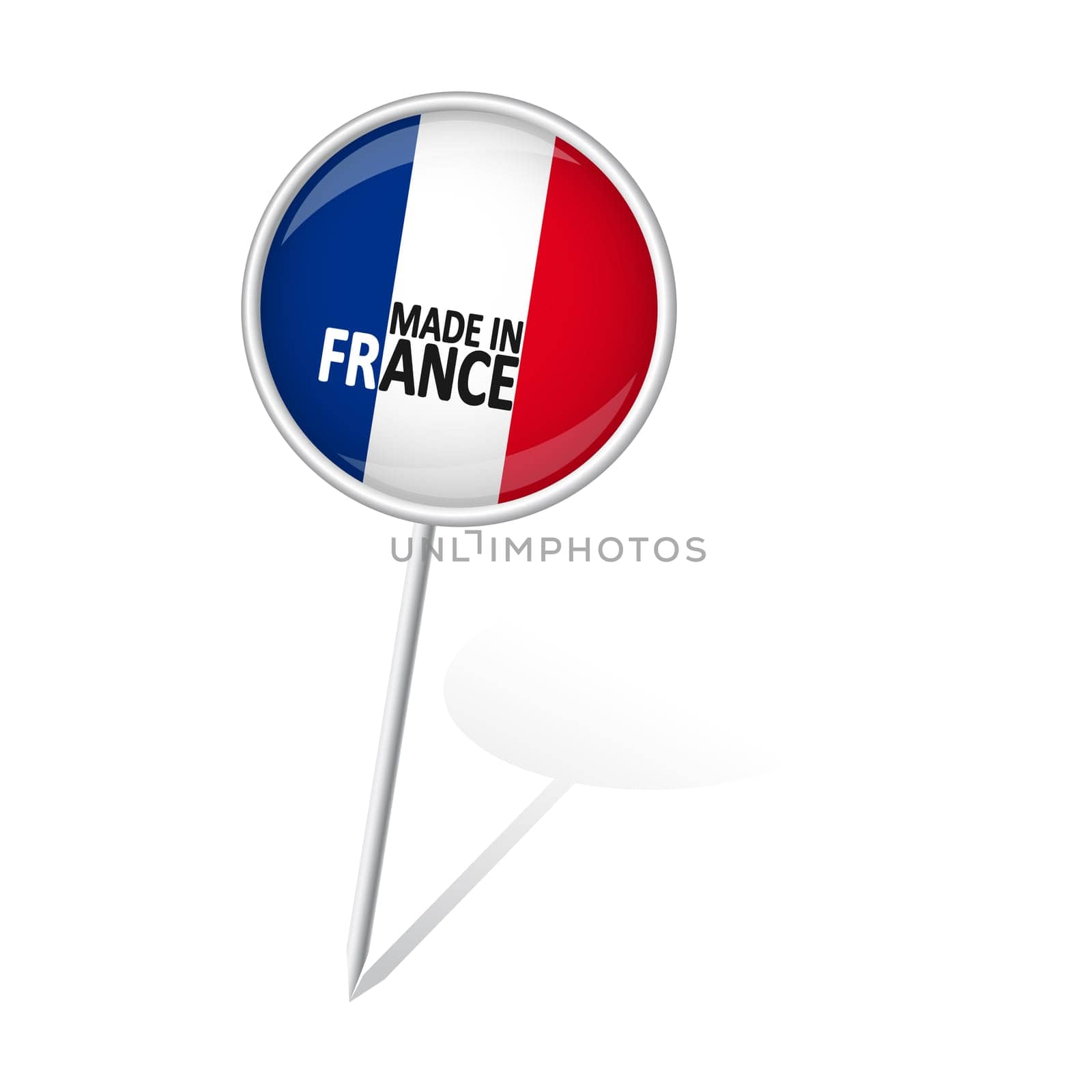 Round pin - MADE IN FRANCE