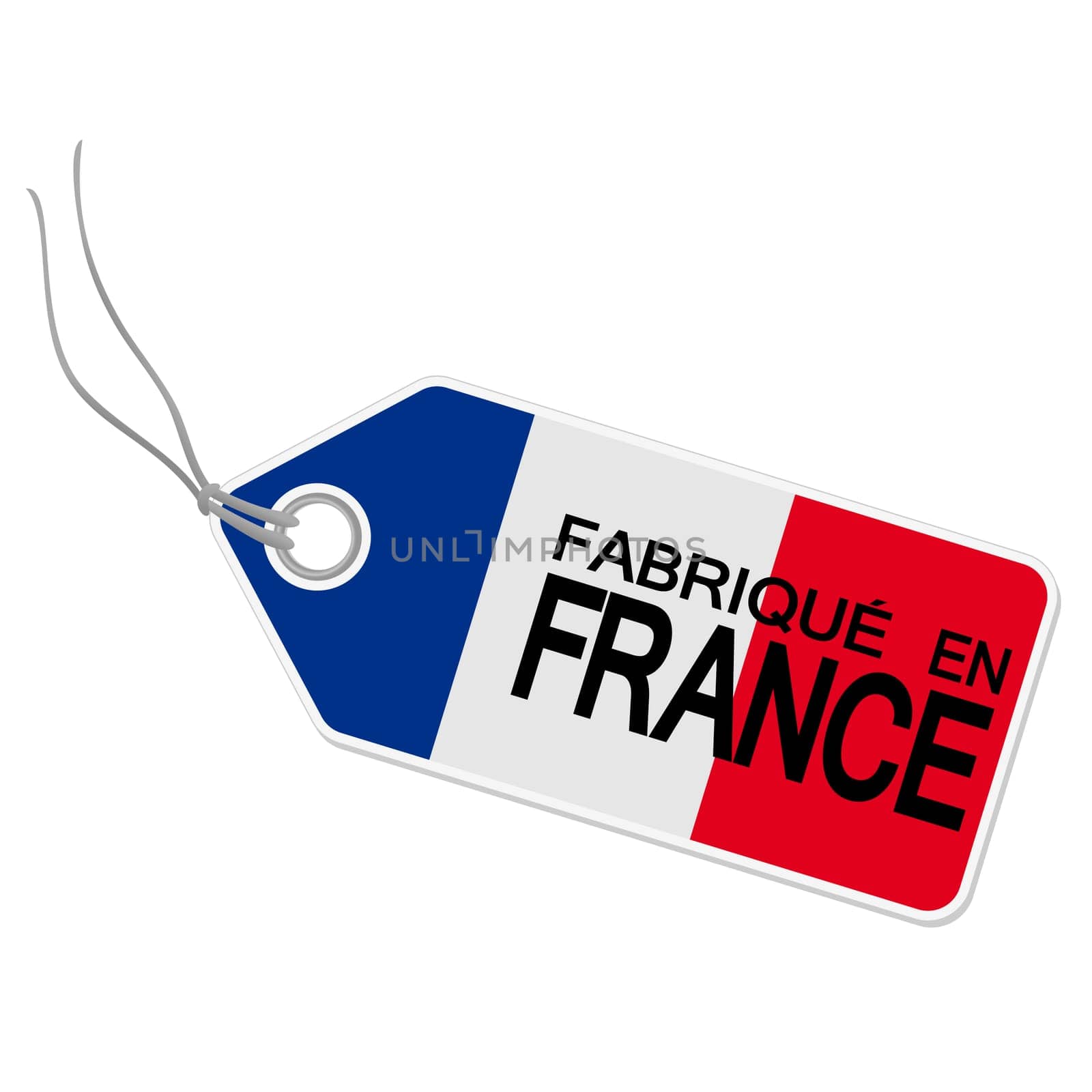 Pendant with FABRIQUÉ EN FRANCE
