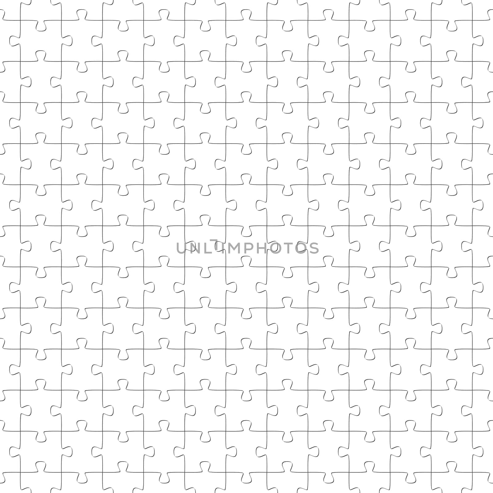 Puzzle black and white - endless