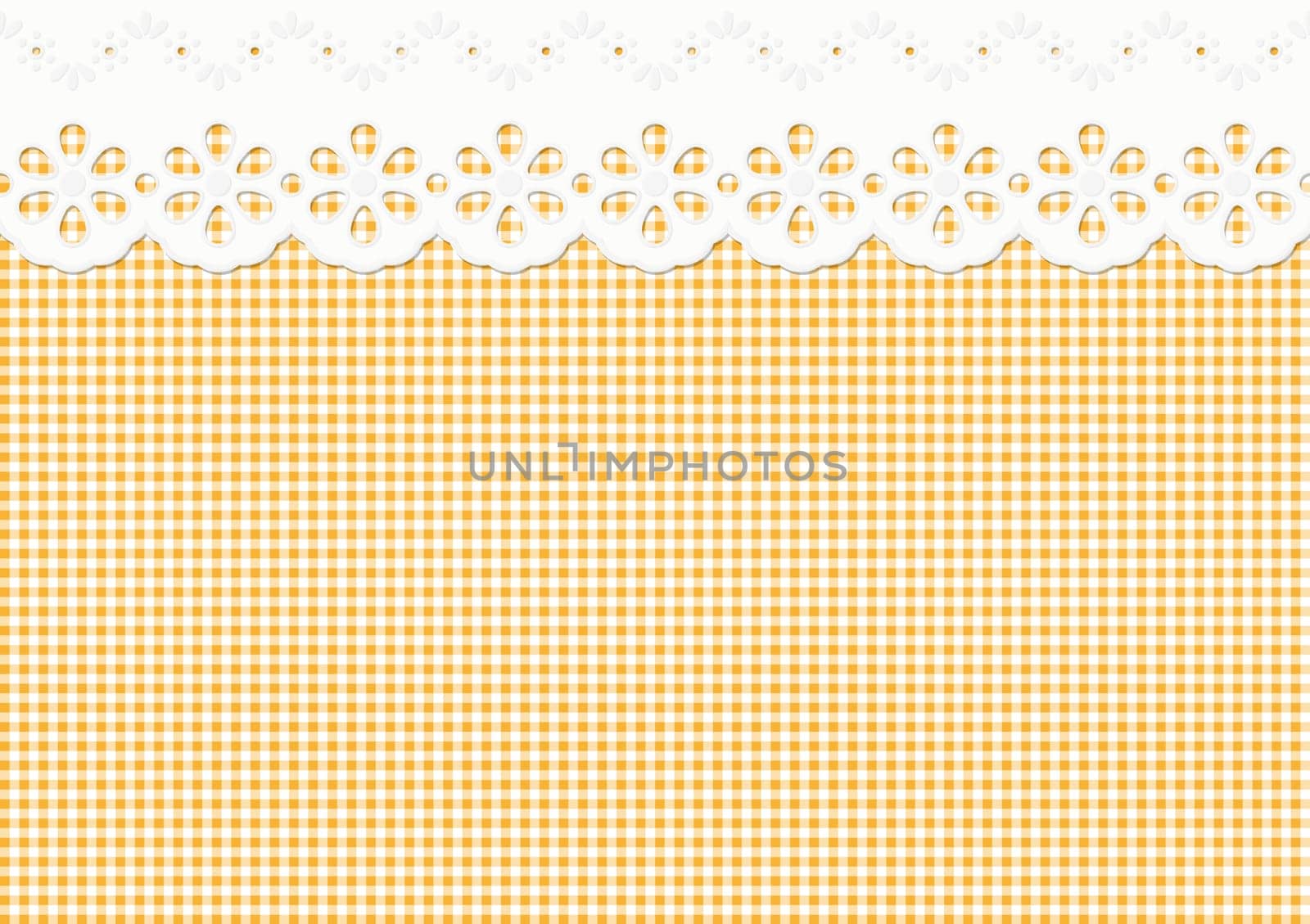 Festoon/Embellishment on Check Pattern - Endless