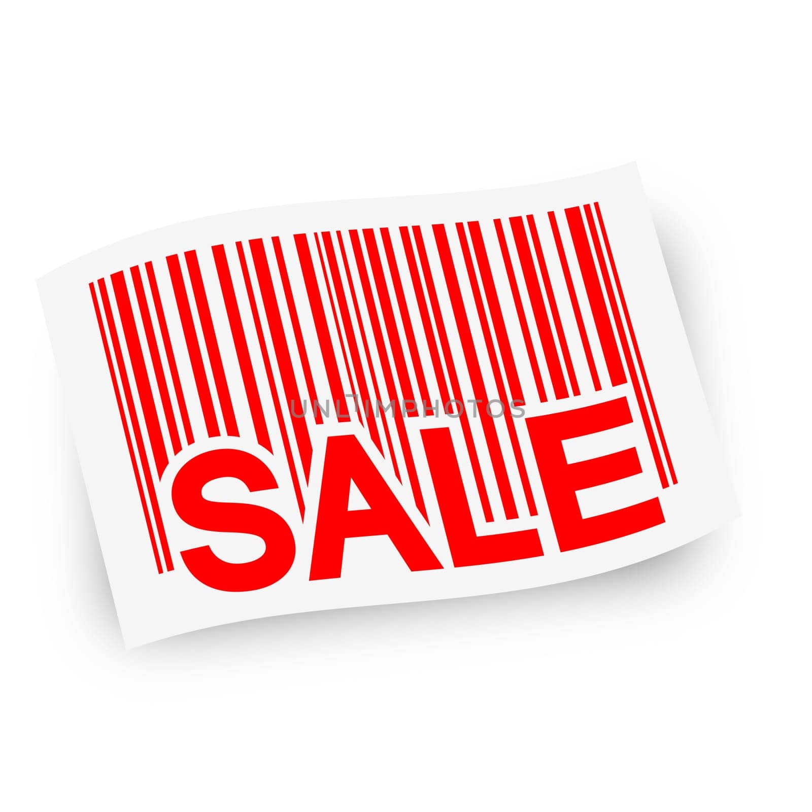 Flag with barcode - SALE