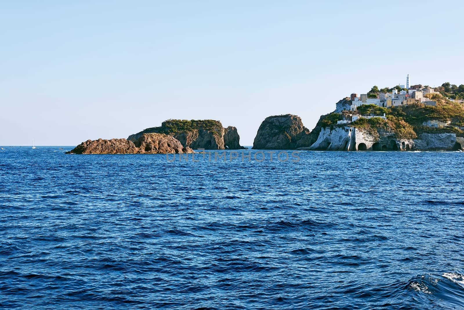 photo taken along the coast of Ponza, Italy