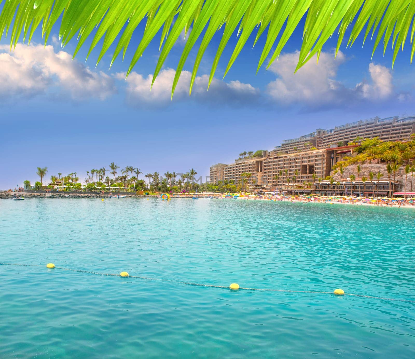 Anfi del Mar Anfidelmar beach in Gran Canaria Canary Islands