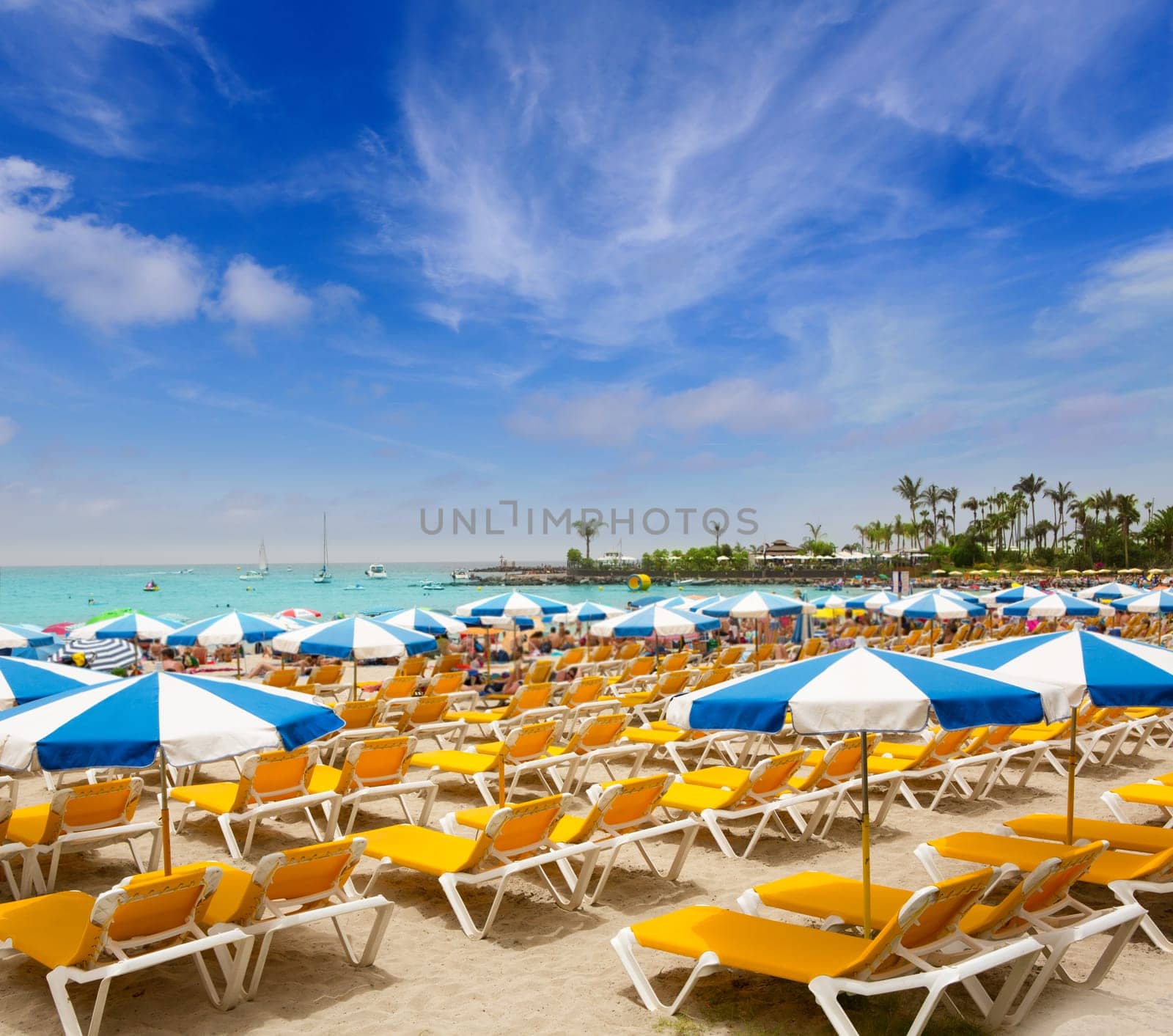 Anfi del Mar Anfidelmar beach in Gran Canaria Canary Islands