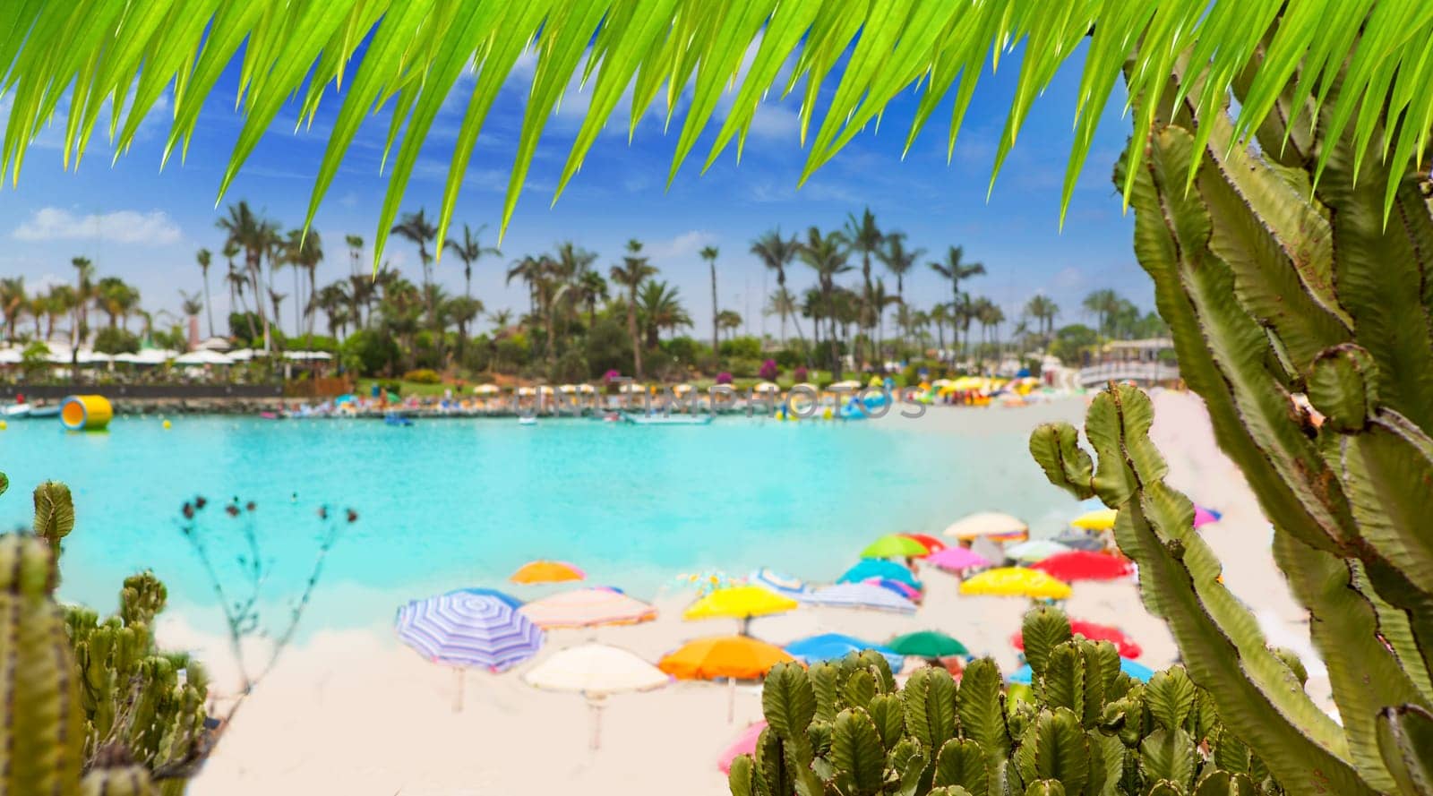 Anfi del Mar Anfidelmar beach in Gran Canaria Canary Islands