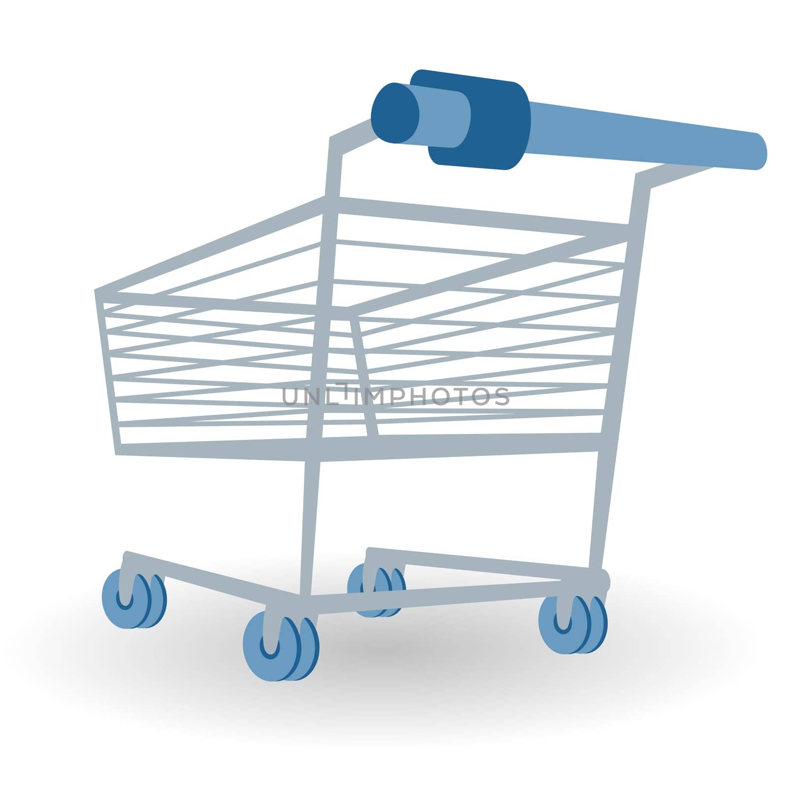 Retail symbol sketch isolated on white background