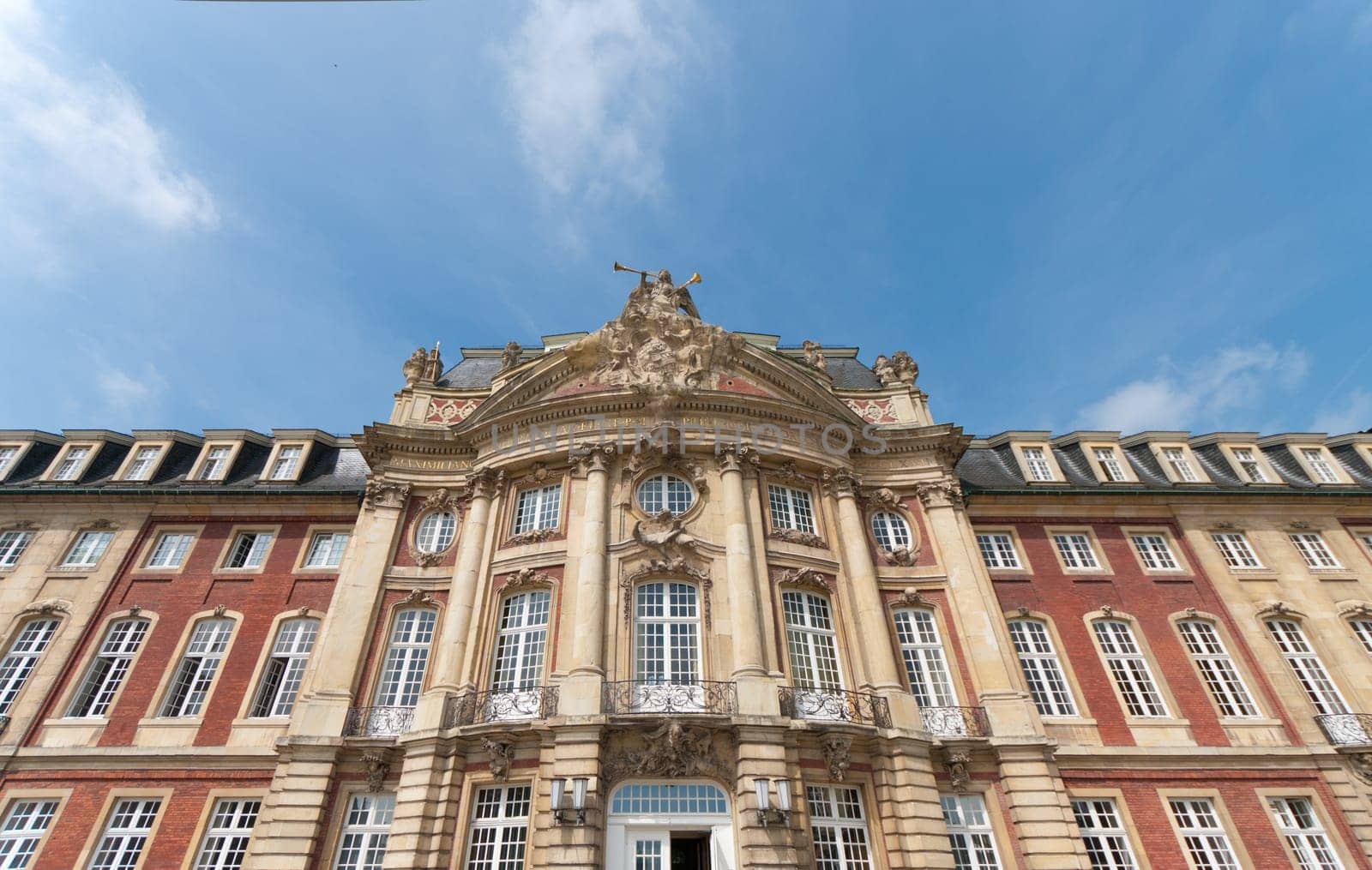front of the Schloss (castle) in Munster, Germany. Former residence for the prince-bishops, now it is the administrative centre of the University of Munster.