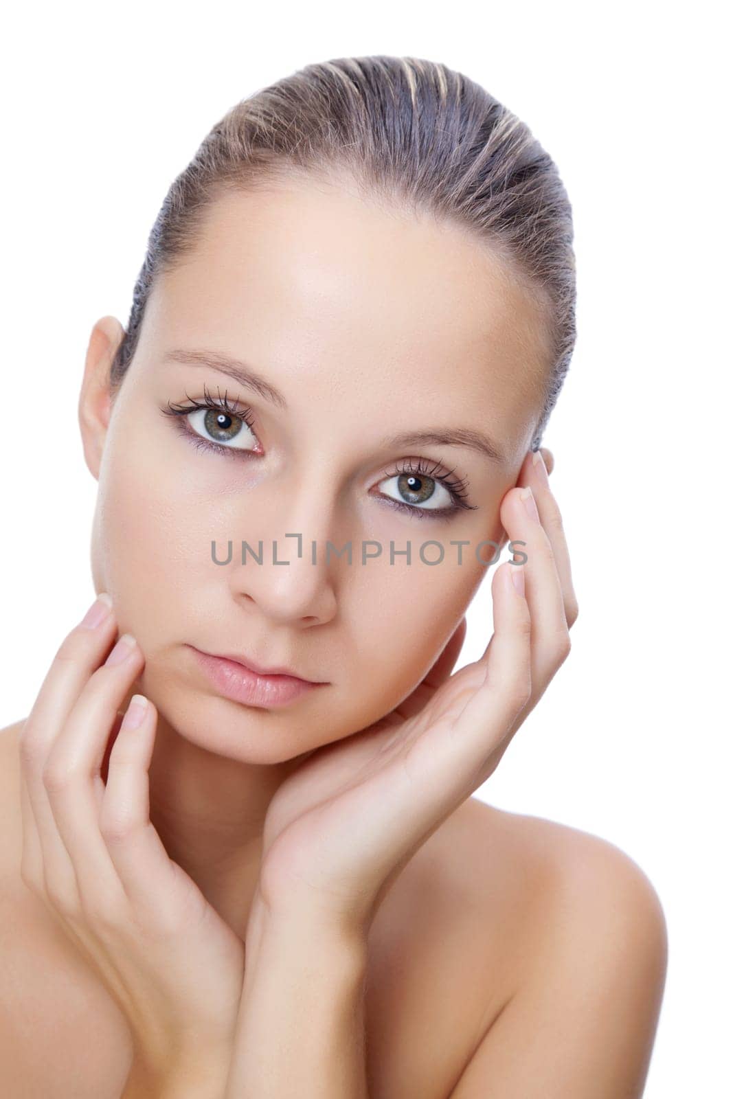 Young beauty with perfect skin