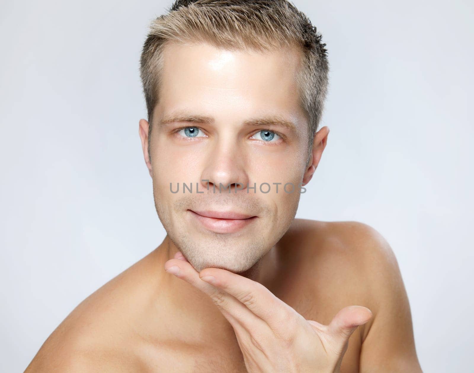 Portrait of an young handsome man