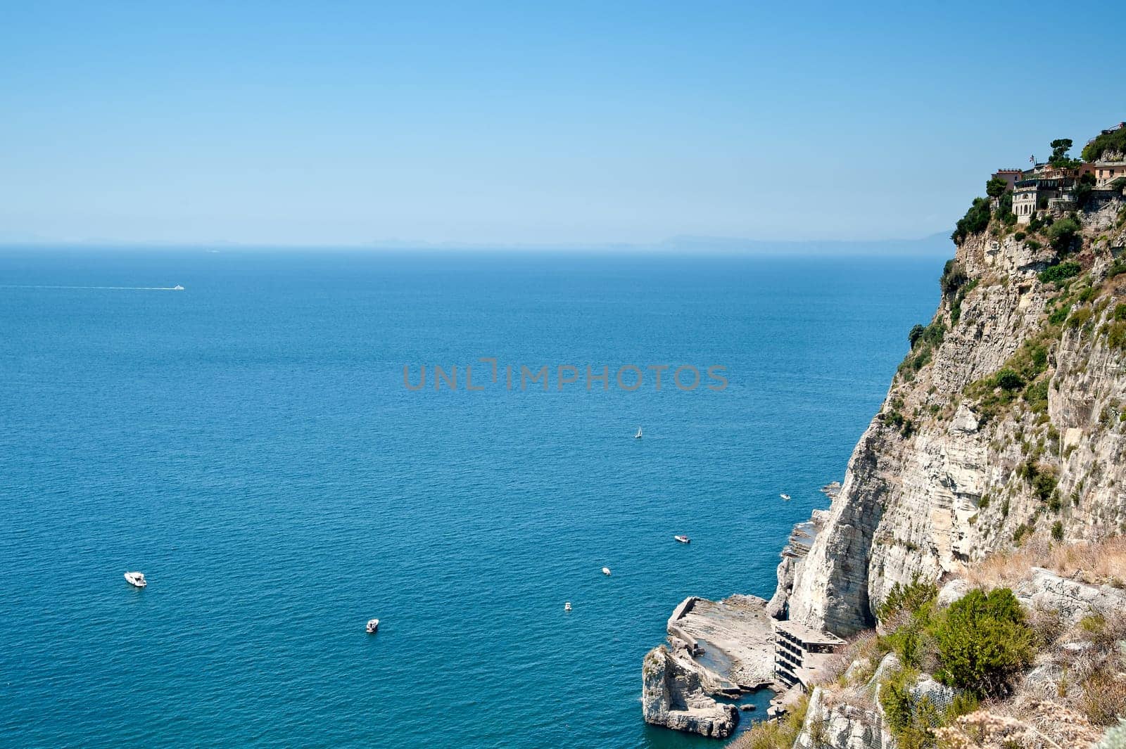 Cliffs on the Coastline of Amalfi, Italy