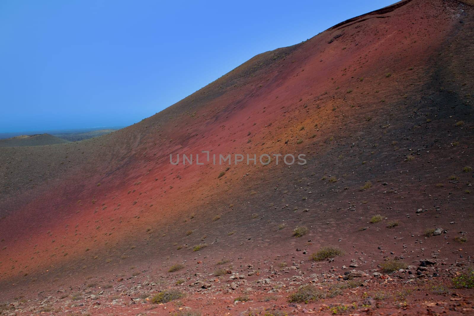 Lanzarote Timanfaya National Park Fire Mountains volcanic lava stone In Canary Islands