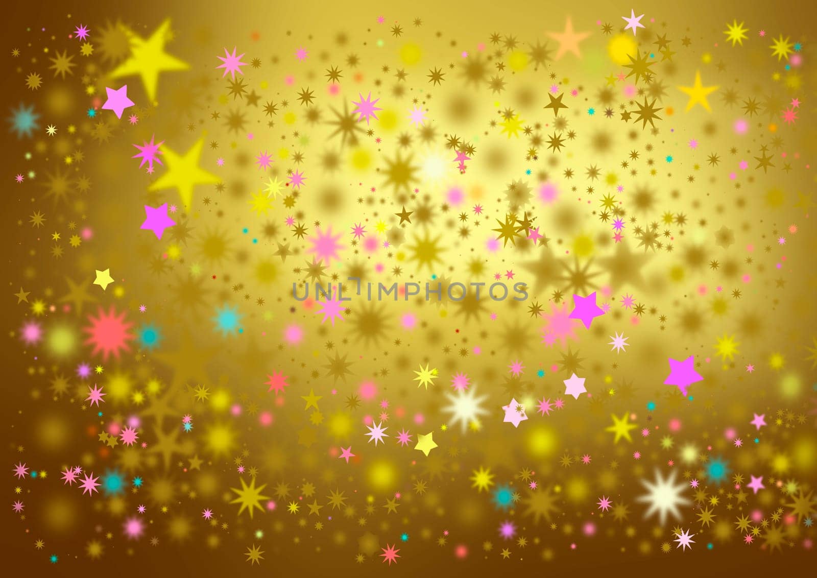 Star Christmas Card DIN A-3