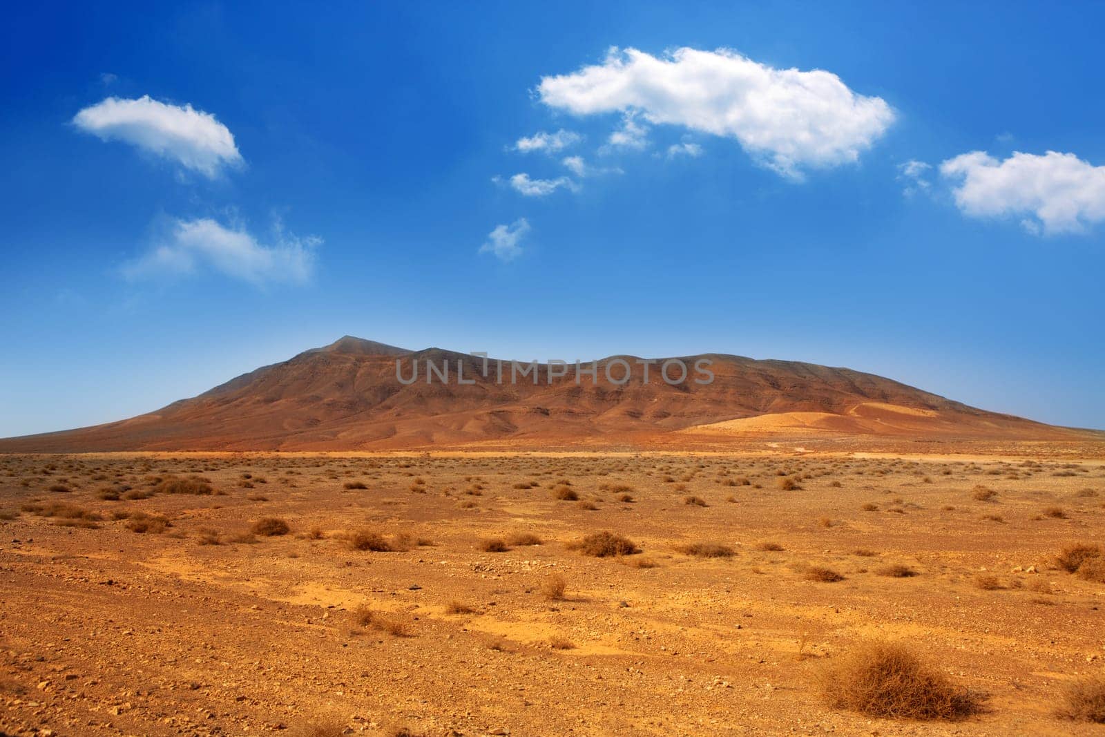 Ajaches mountain in Lanzarote Punta Papagayo at Canary Islands