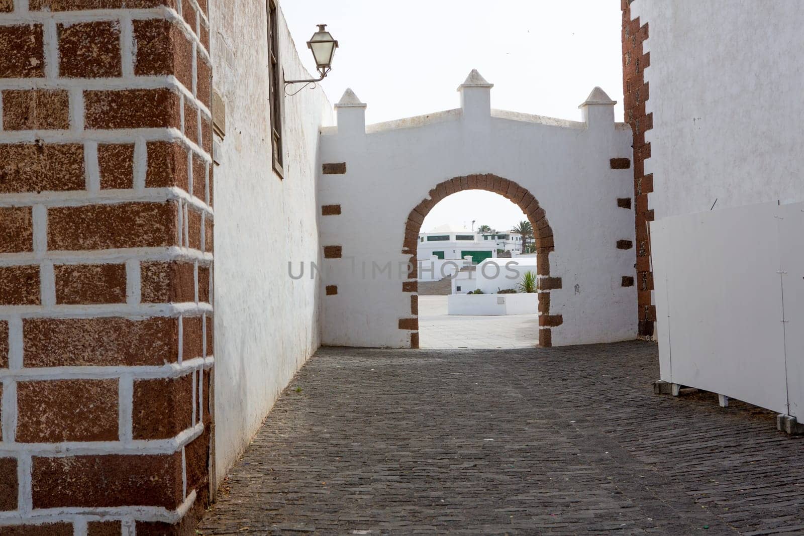 Lanzarote Teguise white and stone village in Canary Islands