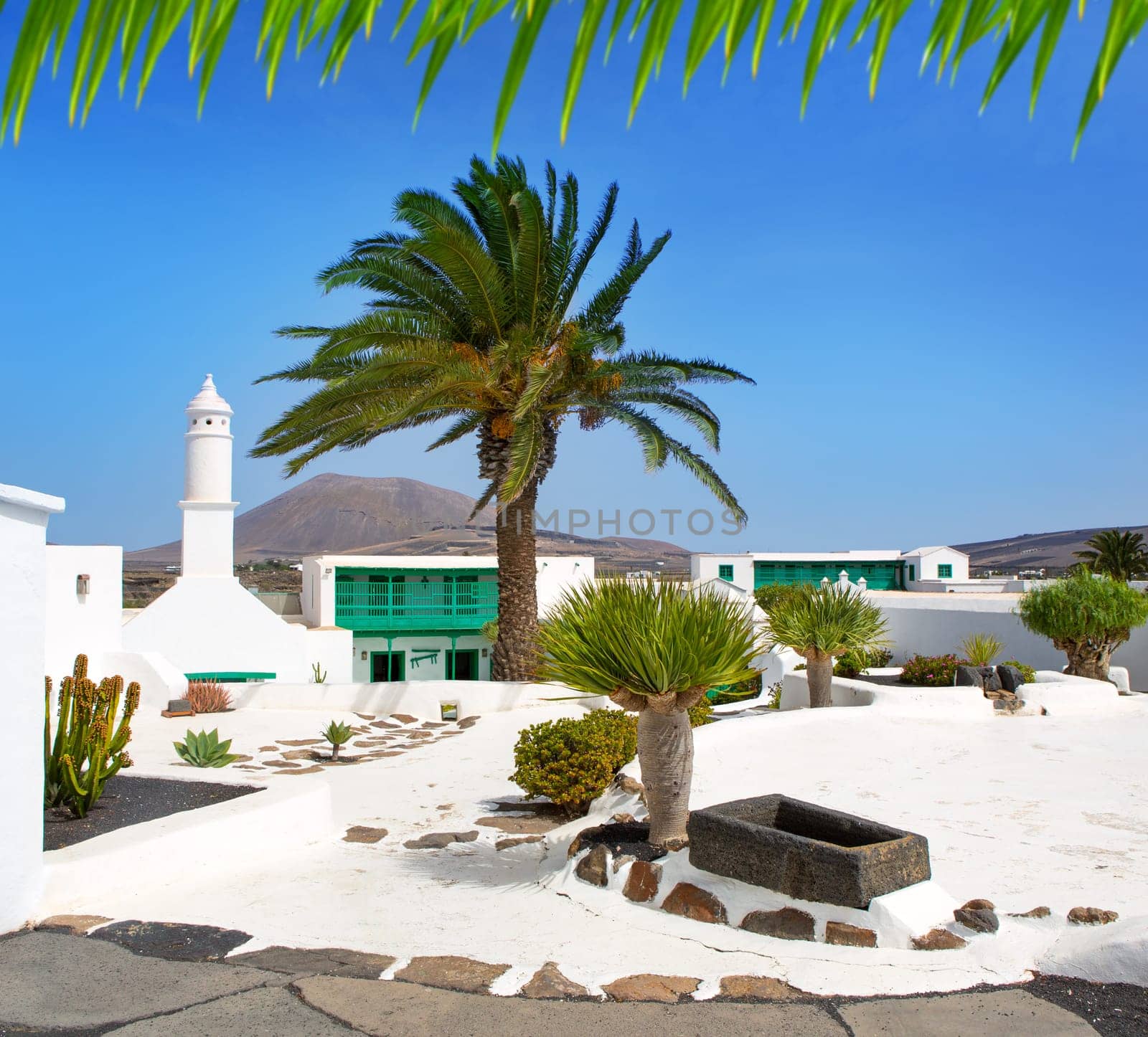 Lanzarote san Bartolome monumento Campesino in Canary islands