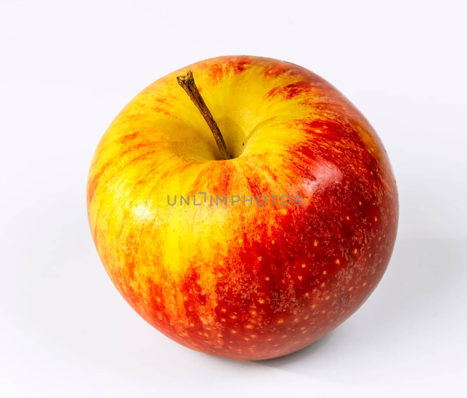 Apple a single unit, with neutral background