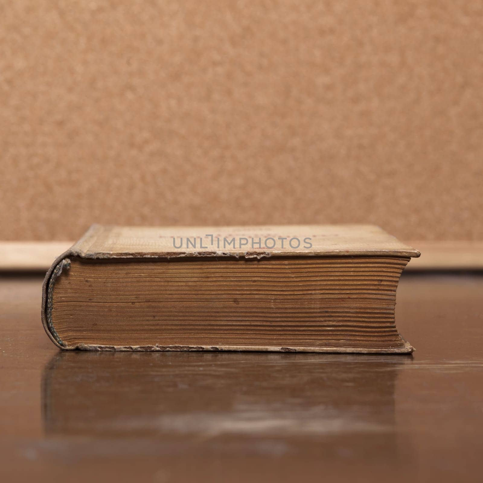 Old Antique Book on wooden table